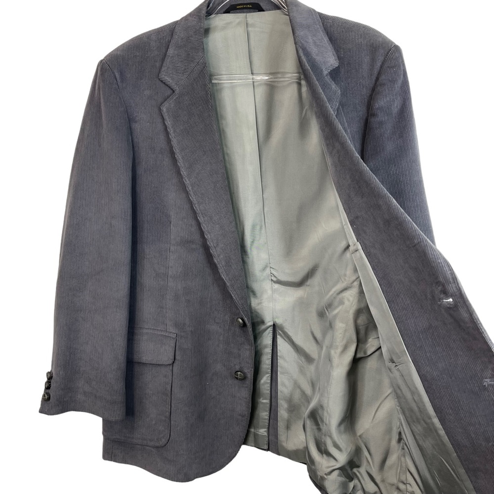 Haggar Men’s Corduroy Blazer Size 40 - Picture 2 of 10